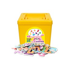 ariati 數字軟性磁鐵片 52入+標誌 12入, 1組, 64片