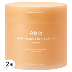 아비브 글루타치온좀 비타 터치 잡티패드 220ml, 60매입, 2개