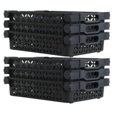 IRIS OHYAMA 愛麗思歐雅瑪 DB籃, 黑色, 6個