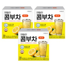 다농원 데일리 콤부차 레몬, 5g, 30개입, 3개