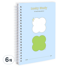 대시앤도트 럭키 100일 스터디 플래너, 샤이닝클로버, 6개