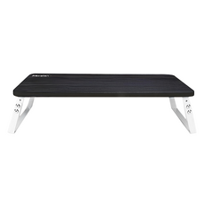 Kavalan 木質螢幕金屬支架 三段式高度增高架 保護頸椎, 黑色