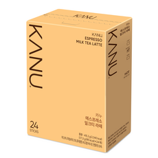 KANU 即溶濃縮咖啡奶茶拿鐵, 17.3g, 24條, 1盒