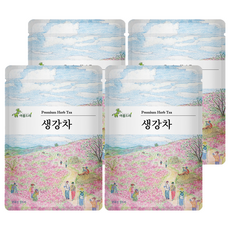 Areumdre 生薑茶三角茶包, 1.3g, 25包, 4袋