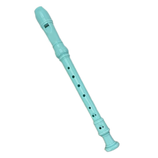 JK 德式高音直笛 8孔 無Logo, 藍色, 1個