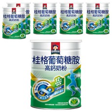QUAKER 桂格 葡萄糖胺高鈣奶粉, 1.5kg, 6罐