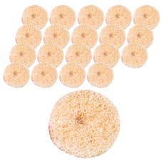 디지티 아크릴 볼 수세미 6cm 옐로우, 20개, 1개입