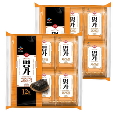 CJ명가 씨제이 재래김 12p, 48g, 2개