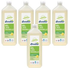에코두 자동식기세척기용 세제 젤 액상형, 1L, 5개