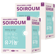 soiroum 優質棉質衛生棉, 12片, 中型(24cm), 2包