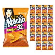 오리온 도도한 나쵸 치즈맛, 92g, 20개