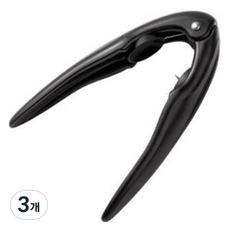 KEYMING 核桃剝殼工具 機器 核桃鉗 槌子, 3個, 黑色