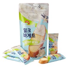 튀기지 않고 바삭하게 구운 달콤한 프렌치 밀크바게트 바닐라우유맛 10P, 1개, 200g