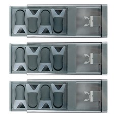 Sakind 飛機氣壓用耳塞 灰色, 12個, 2副