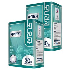 mona LISa. Whitely Blanc 3層天然紙漿高級捲筒衛生紙, 27m, 30捲, 2個