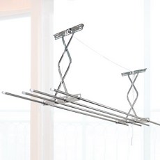 Sense 2030 全鋼天花板陽台洗衣烘乾架 2 層 4 袋, 單色, 1個