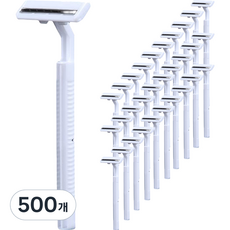 Janyhome Hotel 獨立包裝的一次性剃須刀白色, 500件, 1入