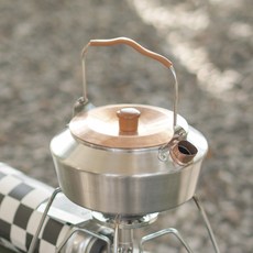 벨락 황동 캠핑용 황동 주전자 0.6L + 파우치, 혼합색상, 1세트