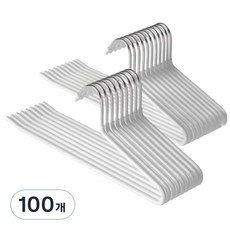 데보코 논슬립 바지걸이, 화이트, 100개