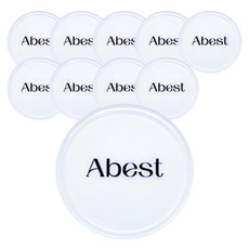 아베스트 원형 8cm 논슬립 패드, 10개, 투명