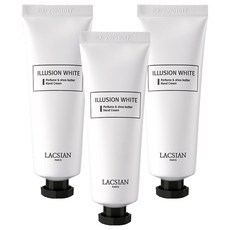 LACSIAN Illusion White香氛護手霜, 白麝香, 100ml, 3條