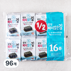 광천해저 짜지않은김, 4g, 96개