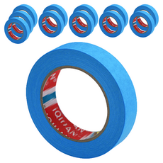 iQIHAN 다다 칼라 마스킹테이프 파랑 25 mm x 20 m, 12개
