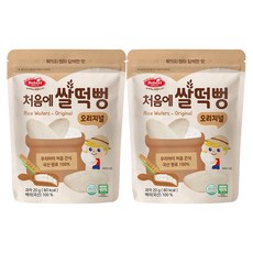 Bebest 孩童米餅點心, 原味, 20g, 2包