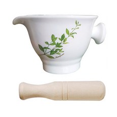 BELUZ CASA 陶瓷製臼+木製杵, 1套