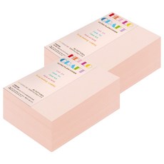 paperculture 加厚雙面 彩色用紙 彩虹卡 No22 淺粉色, A6, 720個