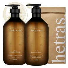 hetras. Hotel Therapy大容量沐浴露 No.21 倫敦麝香, 1.013L, 2瓶