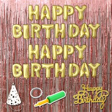 Baby Bakery 生日派對 閃亮基本組合, 玫瑰金, 1套