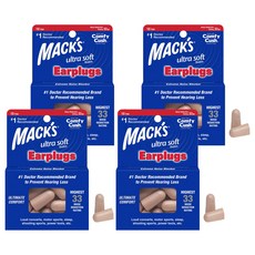 MACK'S 超級耳塞, 4個