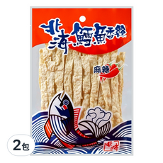 麻辣北海鱈魚香絲, 45g, 2包