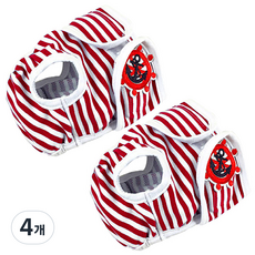 블럭마트 강아지 생리팬티 레드, 특대형, 1개입, 4개