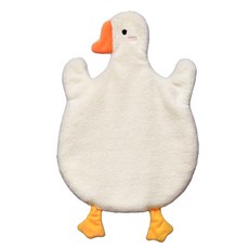 鴨子擦手巾 珊瑚絨材質 40.5cm, 白鴨鴨, 1組