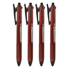 PILOT 百樂 Acroball 輕油 3 + 1 多功能筆, 酒紅色, 4支