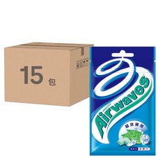 Airwaves 超涼薄荷無糖口香糖, 28g, 15包