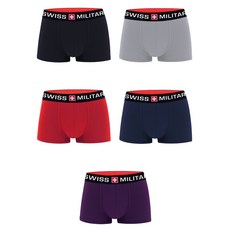 SWISS MILITARY 四角內褲 5件組