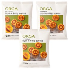 올가홀푸드 한입에 쏙 우리밀 꼬마약과, 200g, 3개