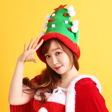 PARTYHAE 聖誕樹帽子, 混色, 1個