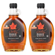 OrganicStory 록키릿지 유기농 메이플시럽, 340g, 2개