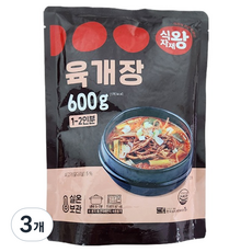 Sikjajaewang 辣牛肉湯, 3個, 600g