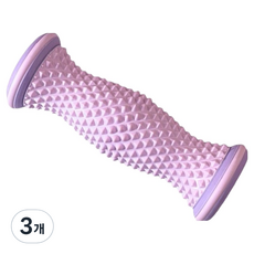 攜帶式足底按摩滾輪 16.5 x 6cm, 3個, 紫紅色