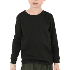 GIAT 極暖5.5度C兒童刷毛圓領發熱衣 安心無毒 柔軟親膚 輕盈自在