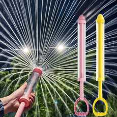 HiJB 戲水水炸彈噴泉水槍2件組, 1套, 黃色, 粉紅色