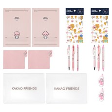 카카오프렌즈 필기 문구세트, 어피치, 2세트