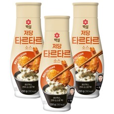CJ BEKSUL 白雪 低糖塔塔醬, 250g, 3個