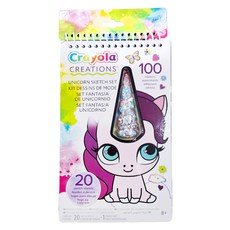 Crayola 繪兒樂 素描貼紙組, 獨角獸, 1套