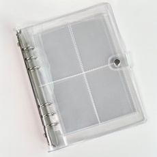 쿠말 포카 바인더 슬리브 앨범, 투명, 10매